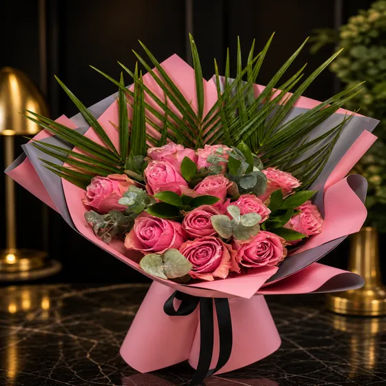 Pink Elegance Gül Buketi